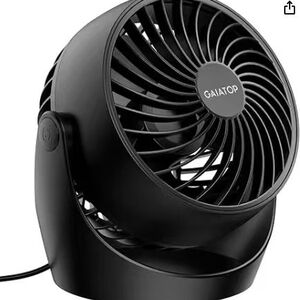 GAIATOP Black Desk Fan